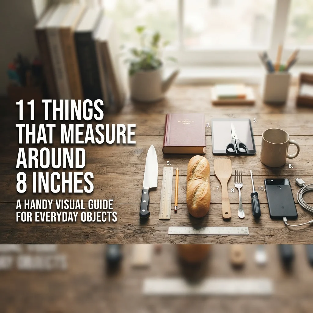 11 everyday things that measure around 8 inches for easy size comparisons