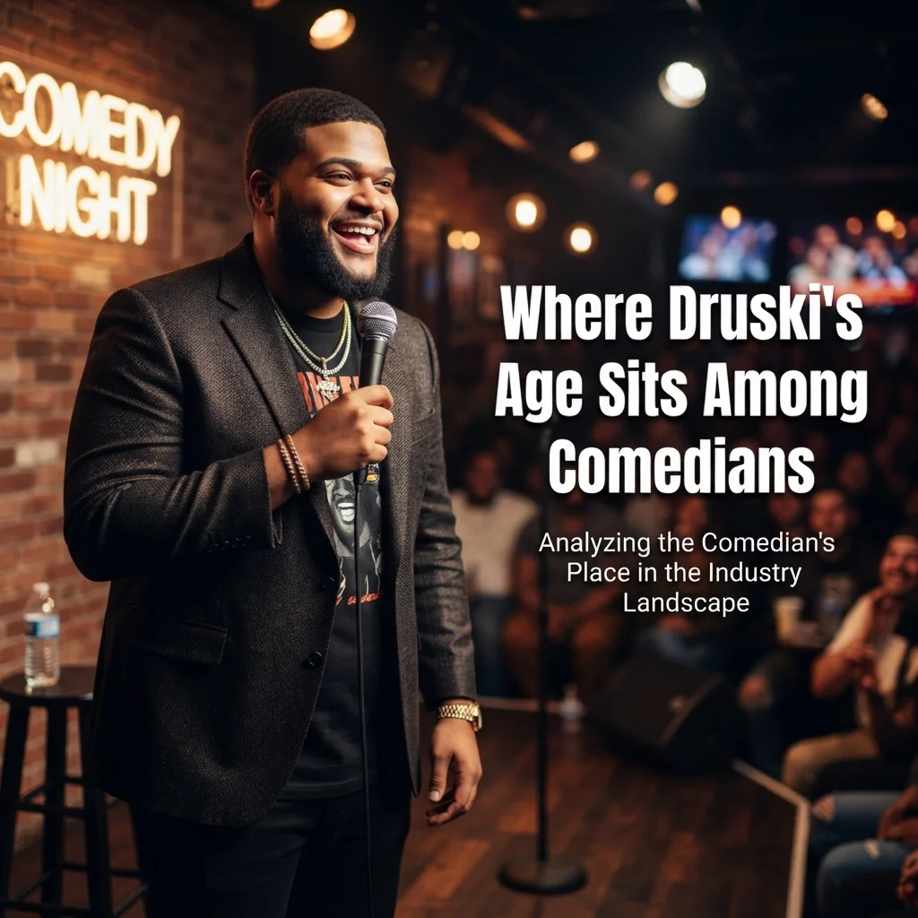Druski's age compared with comedians of different generations in 2026