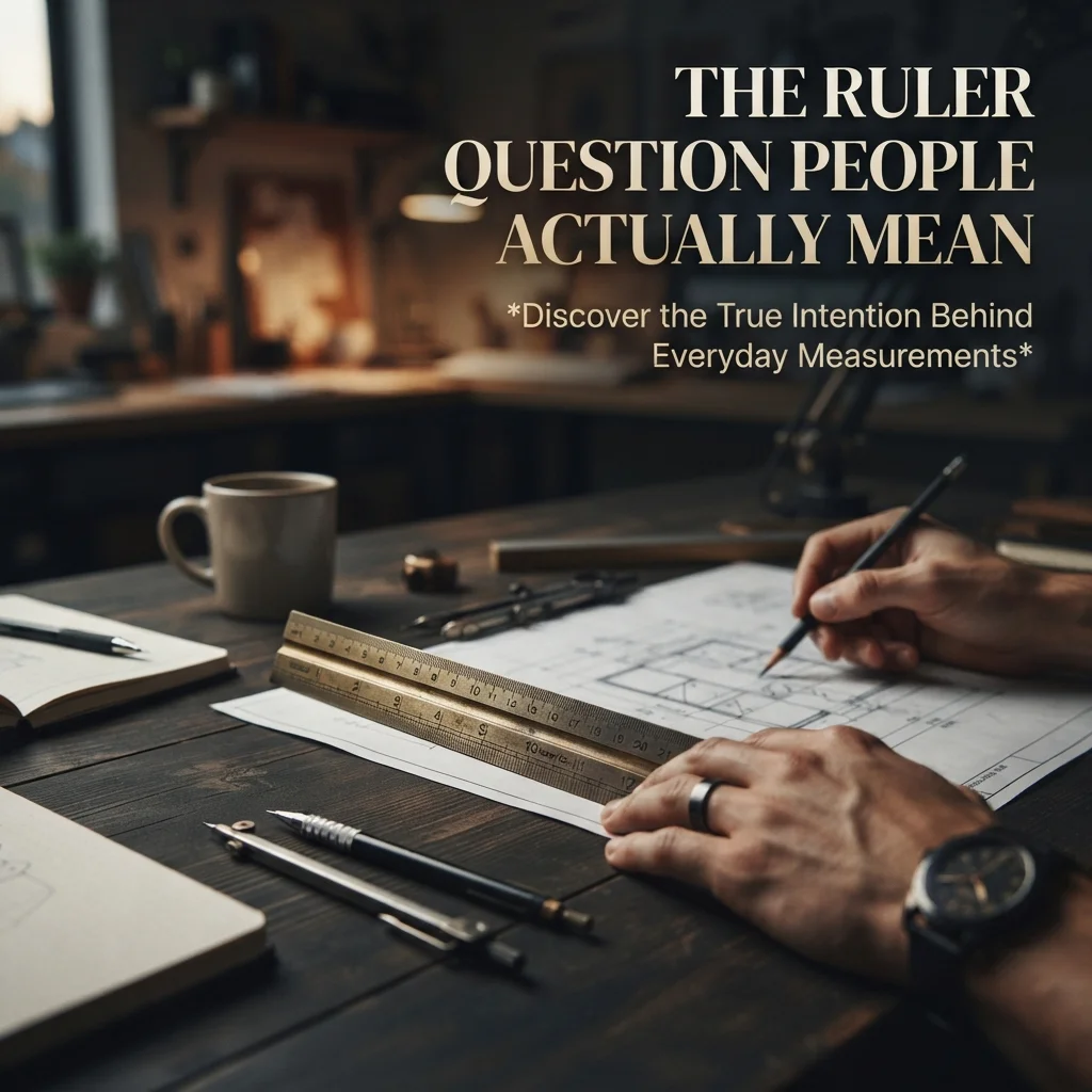 The ruler question people actually mean when measuring 30 centimeters