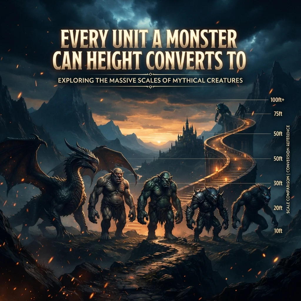 Monster can height converted to inches, centimeters, millimeters, feet, and other units