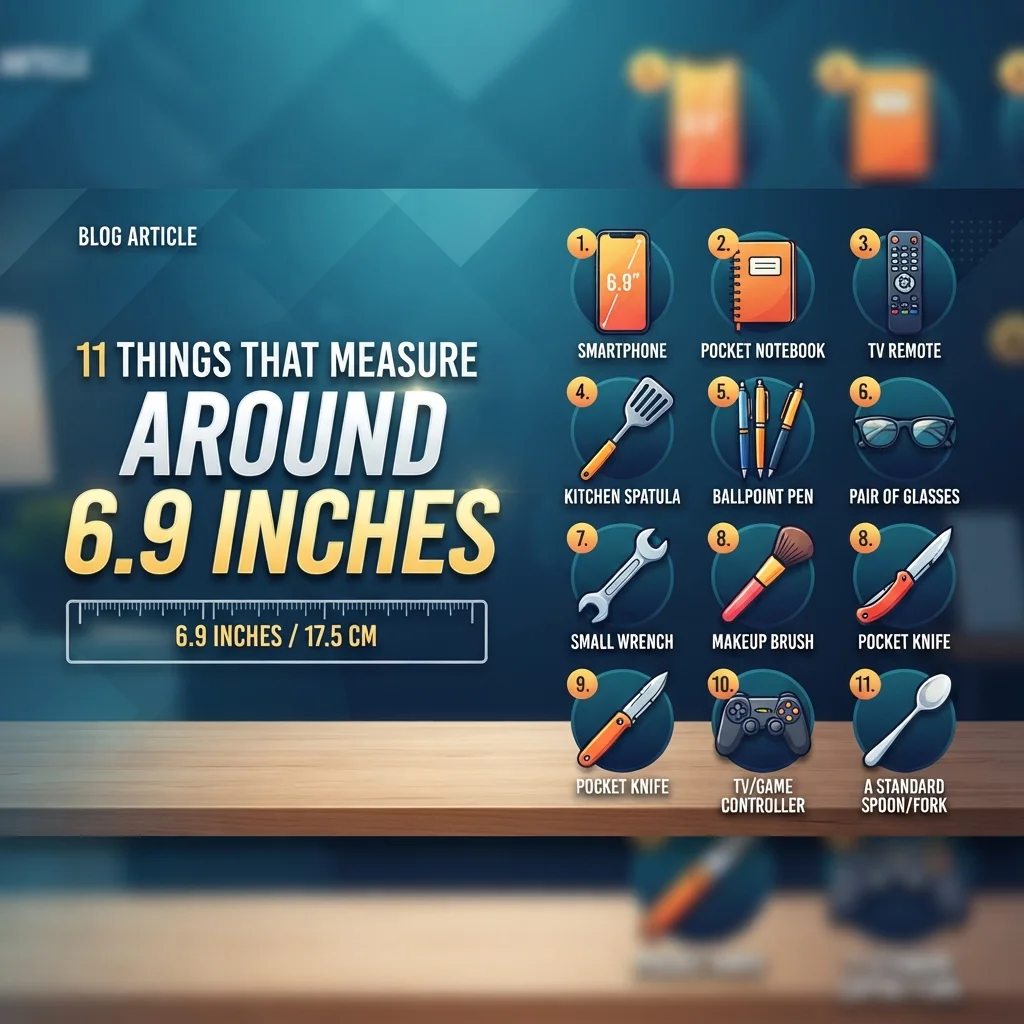 11 everyday things that measure around 6.9 inches for easy size comparison