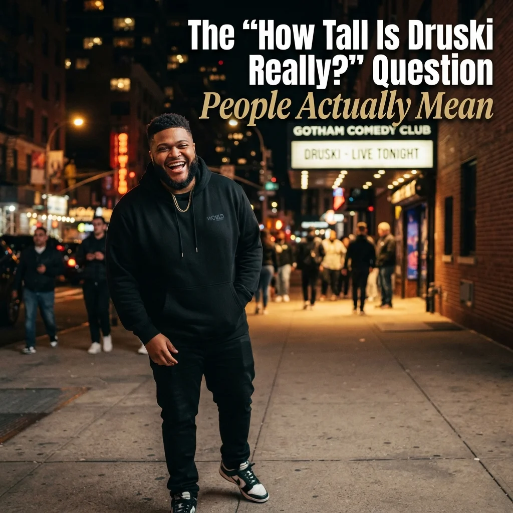 How tall is Druski really with a simple height comparison and measurement guide
