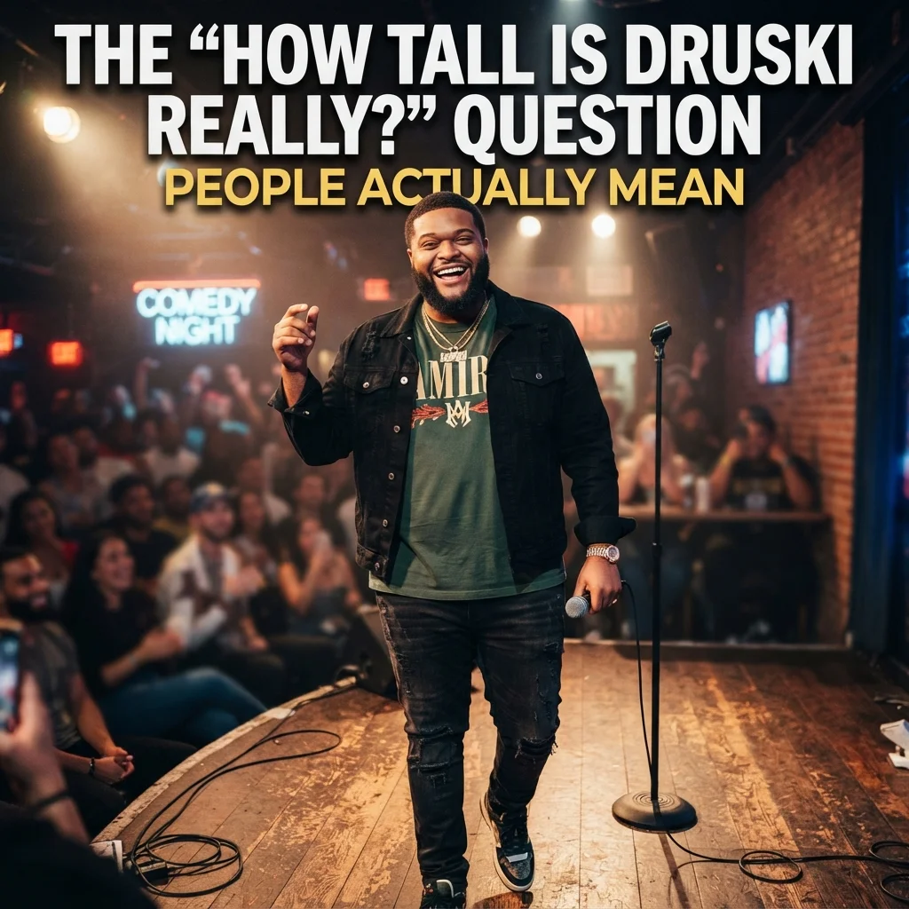 How tall is Druski really with a simple height comparison and measurement guide