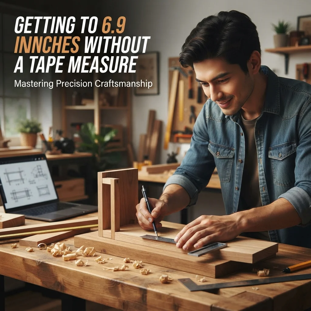How to measure 6.9 inches without a tape measure using everyday objects