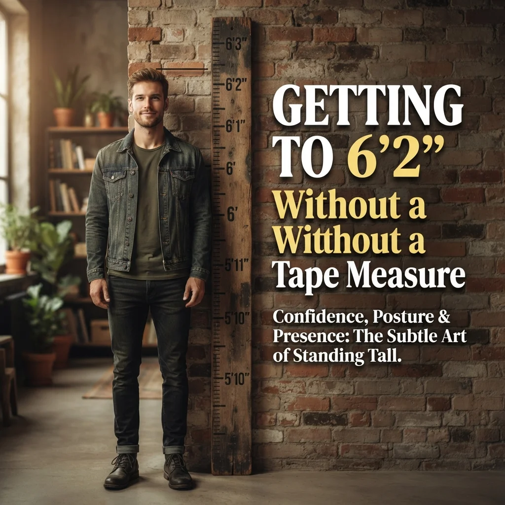 Getting to 6 feet 2 inches without a tape measure using everyday objects