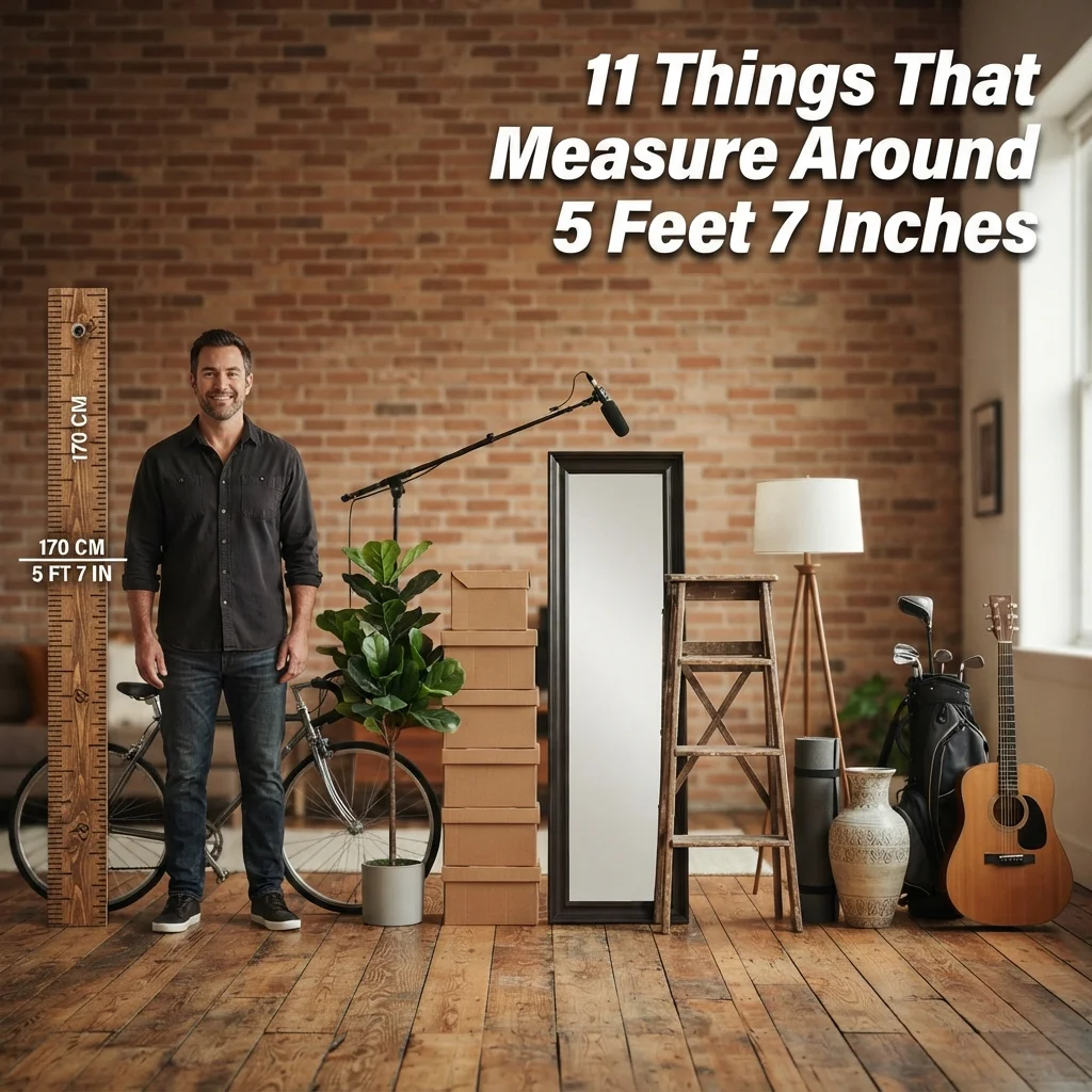 11 things that measure around 5 feet 7 inches with everyday height comparisons
