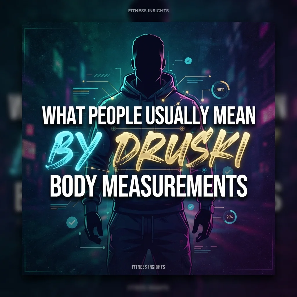 What people usually mean by Druski body measurements and size details