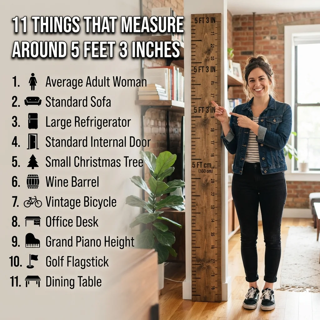 11 things that measure around 5 feet 3 inches with everyday height comparisons