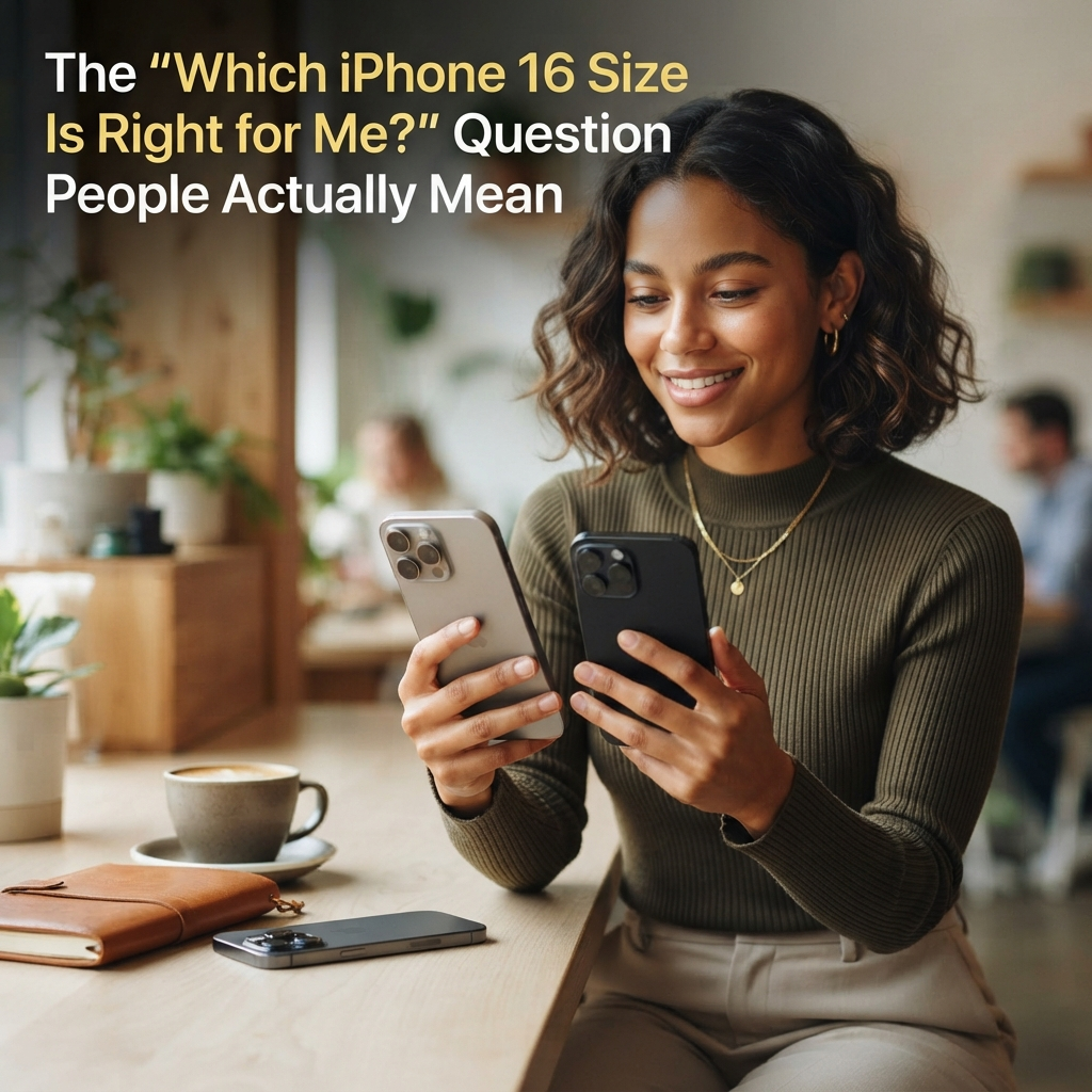 Which iPhone 16 size is right for me with model size, dimensions, and fit comparisons