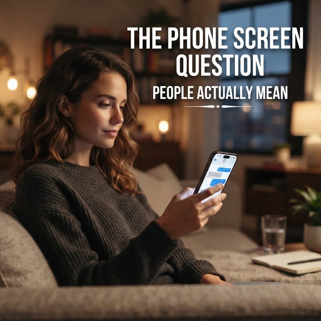 Phone screen size comparison showing what people mean when asking about screen dimensions
