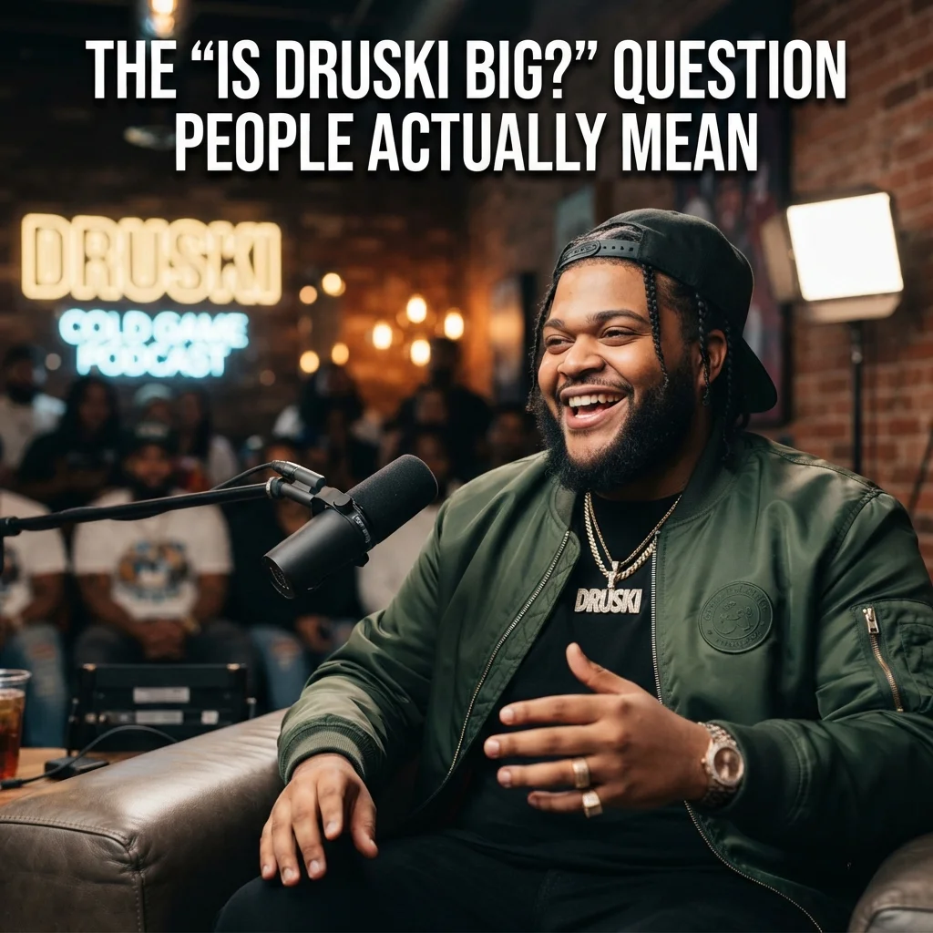 Is Druski big with his reported height, weight, and overall body size explained