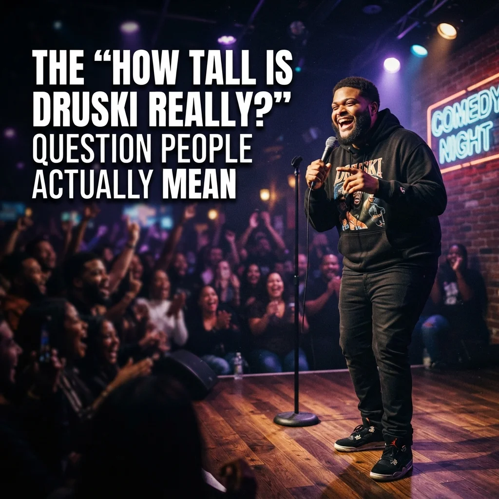 How tall is Druski really with a simple height comparison and measurement guide
