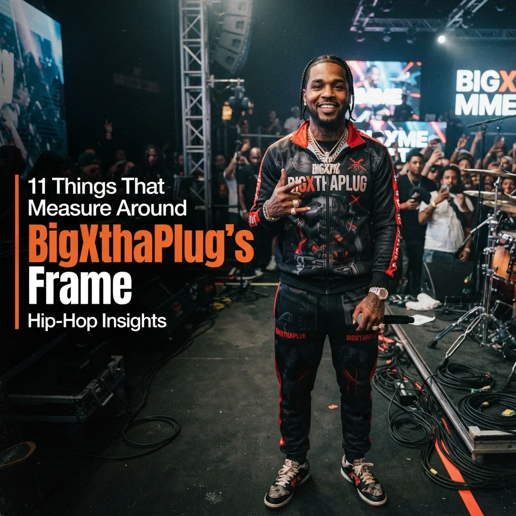 11 things that measure around BigXthaPlug's frame with everyday size comparisons