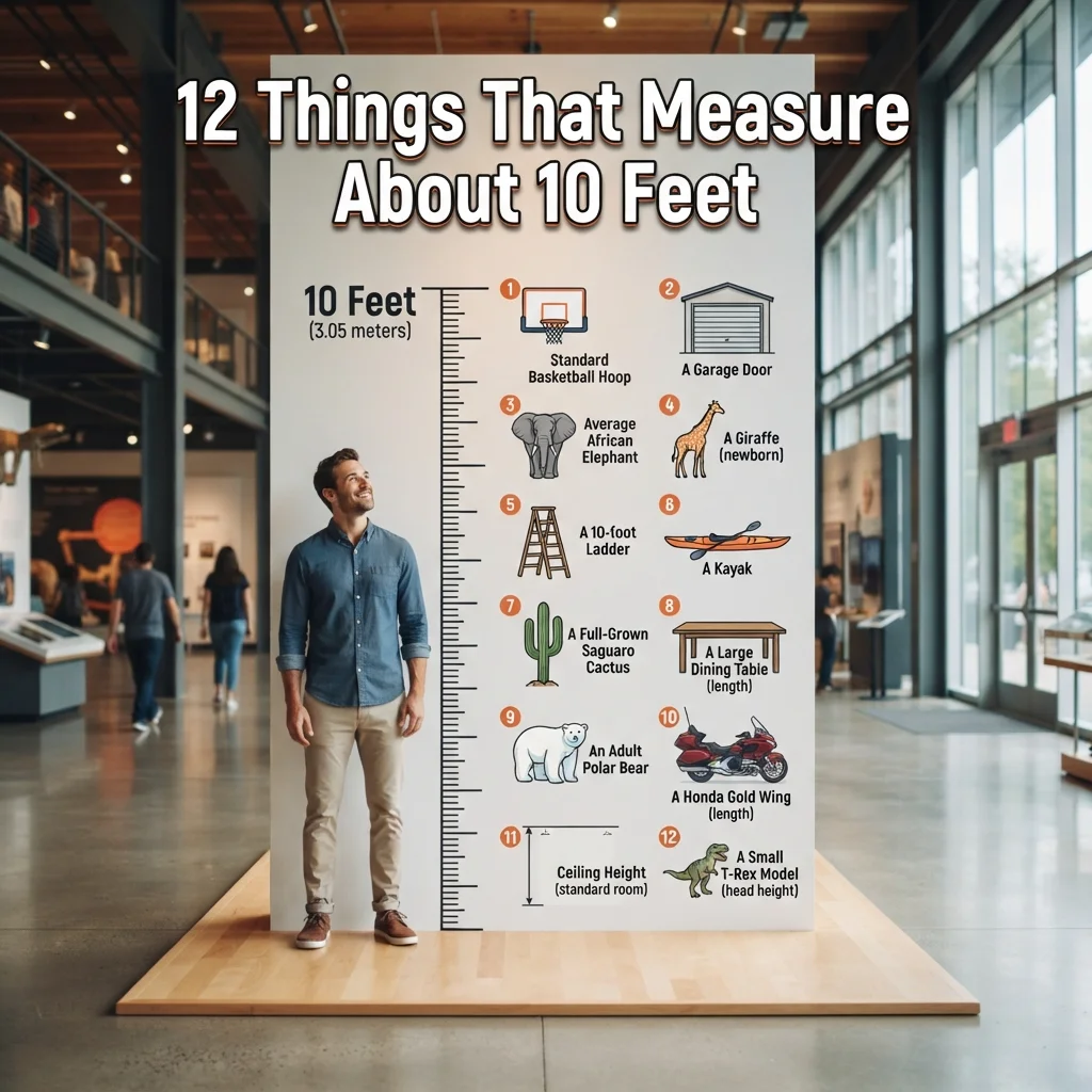 12 things that measure about 10 feet with everyday height and length comparisons