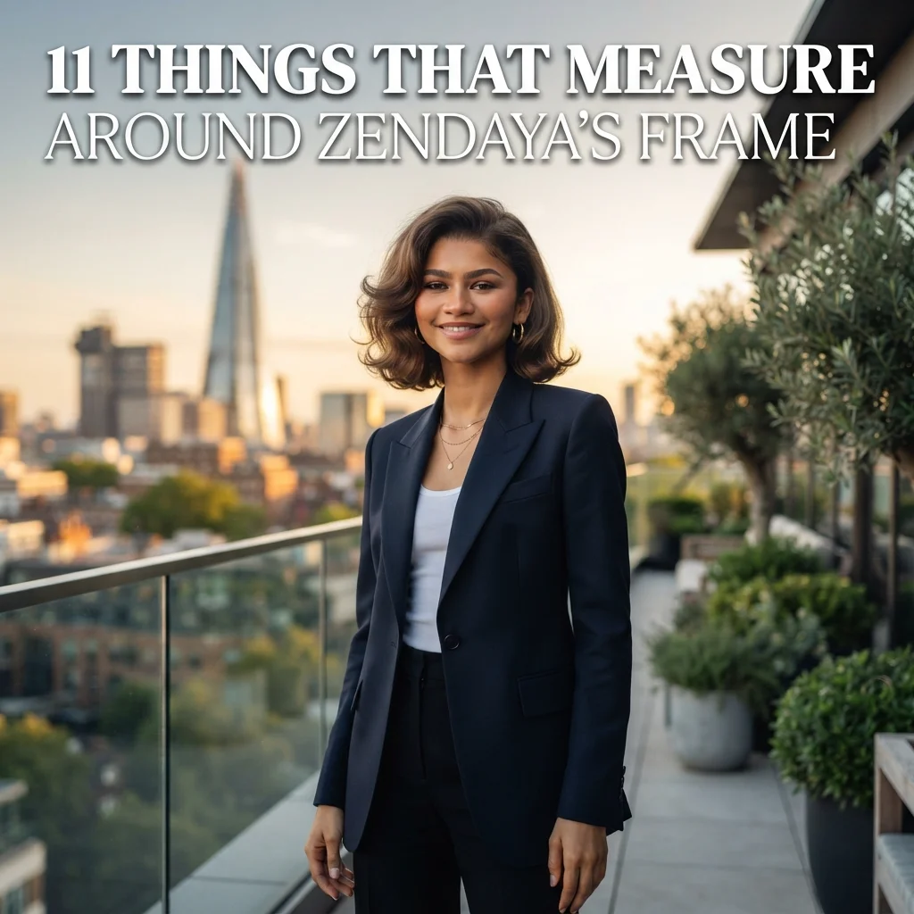 11 everyday objects that help visualize Zendaya’s reported height and overall frame