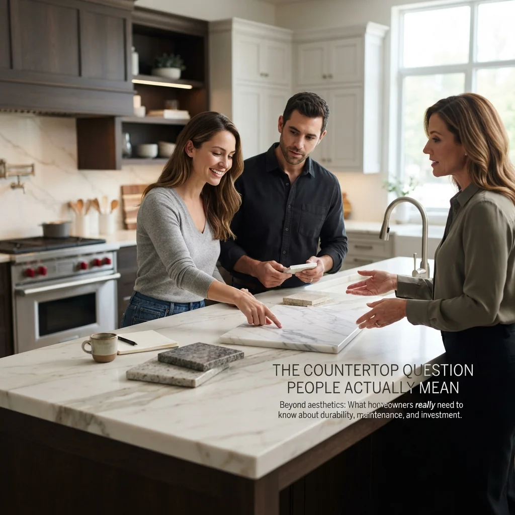 Standard countertop height compared with the 36-inch measurement for an everyday kitchen size reference