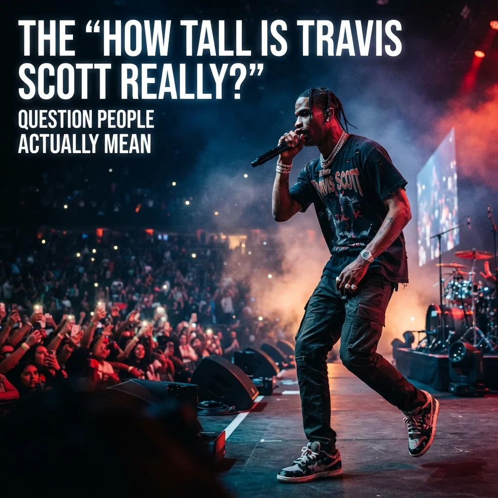 How tall is Travis Scott really, with reported height measurements and real-world comparisons