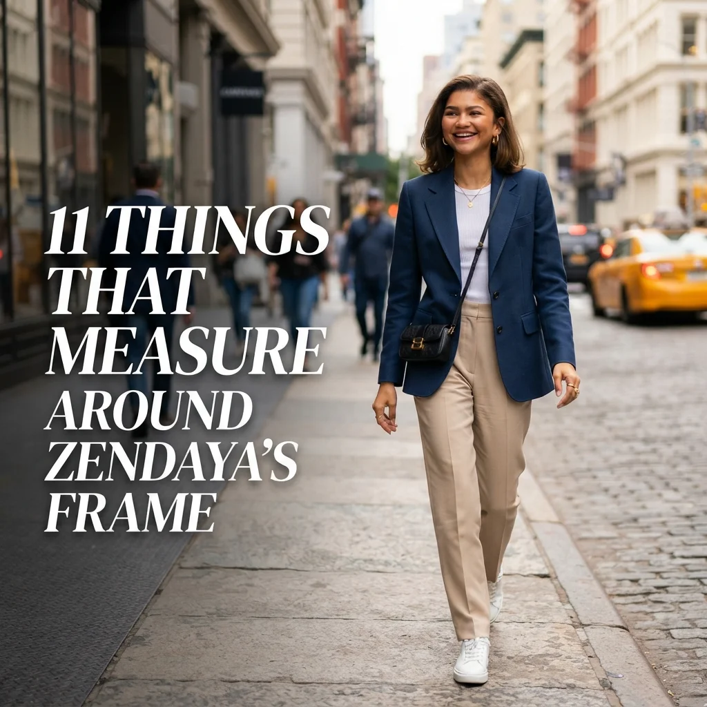 11 everyday objects and familiar measurements to help visualize Zendaya’s reported height and overall size