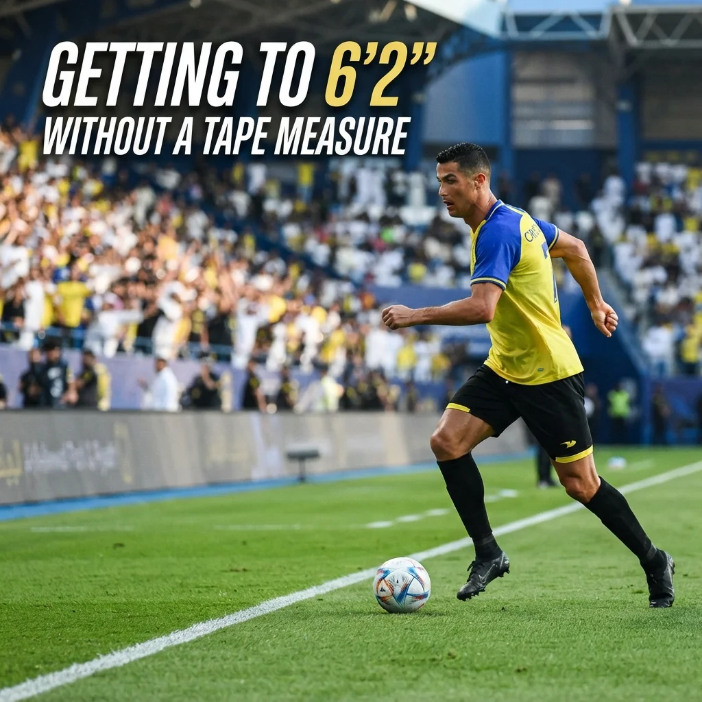 Getting to 6 feet 2 inches without a tape measure using everyday objects and size comparisons