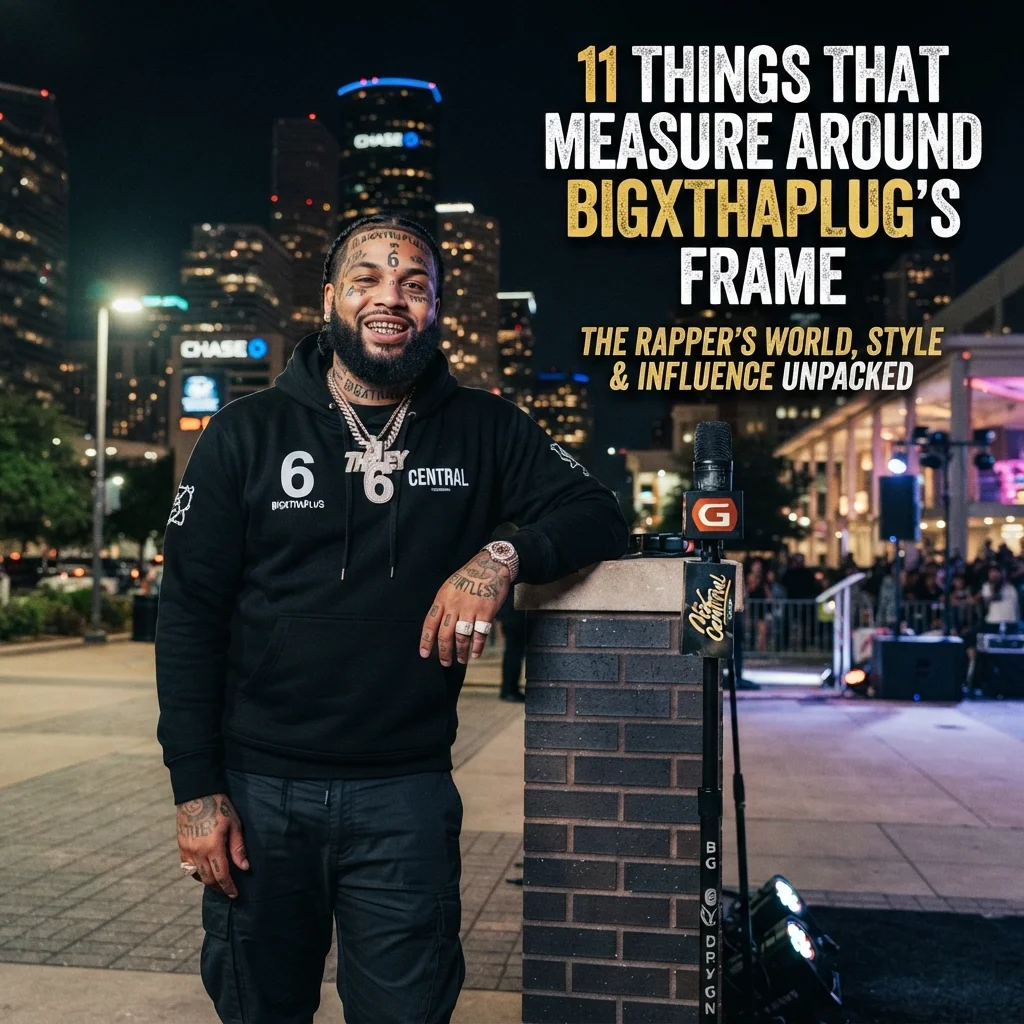 11 everyday objects and size comparisons to help visualize BigXthaPlug's reported height and frame