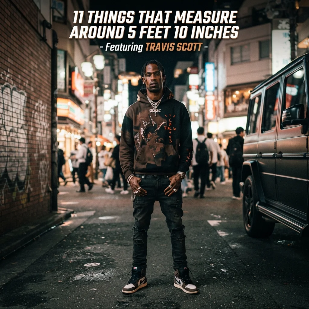 11 everyday things that measure around 5 feet 10 inches for easy height visualization