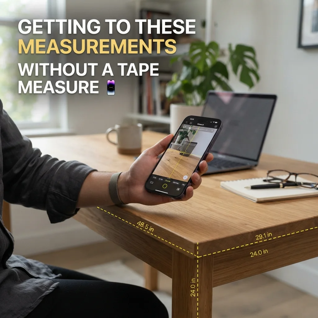 Measuring iPhone 14 dimensions without a tape measure using everyday objects and size comparisons