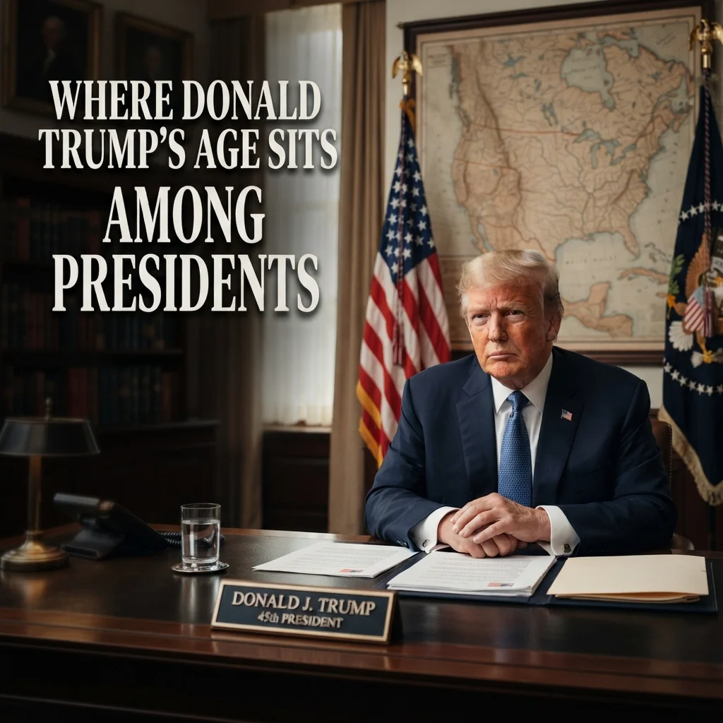 Donald Trump's age compared with U.S. presidents and their ages at inauguration