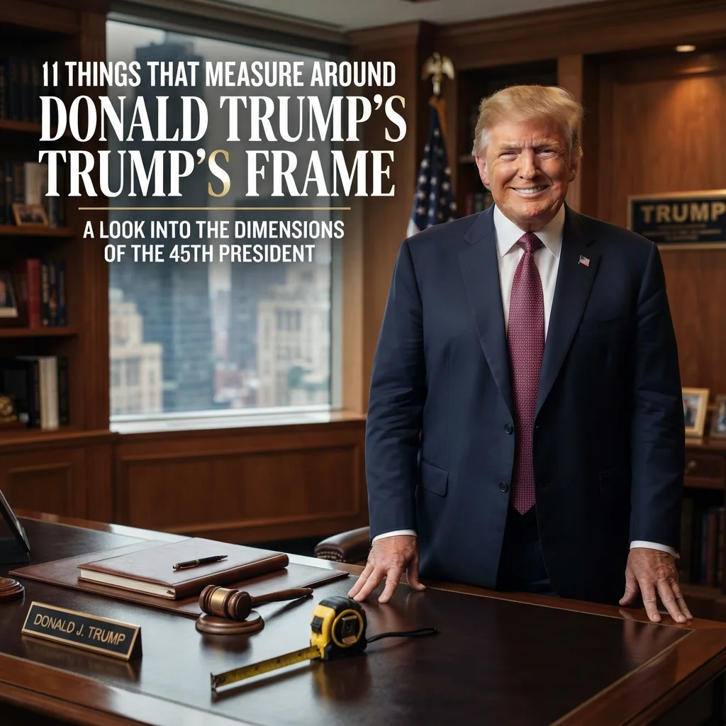 11 things that measure around Donald Trump's frame with everyday height and size comparisons