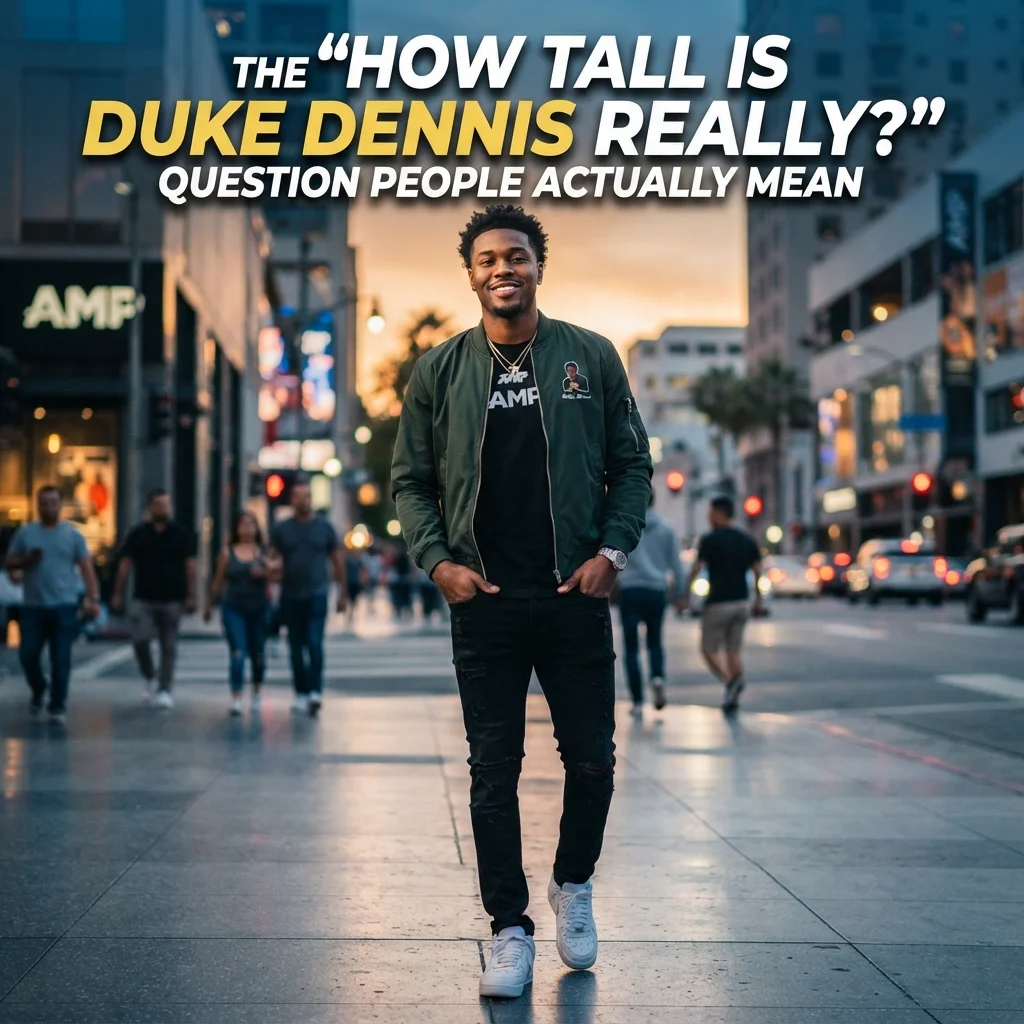 How tall is Duke Dennis really, with commonly reported height and measurement comparisons