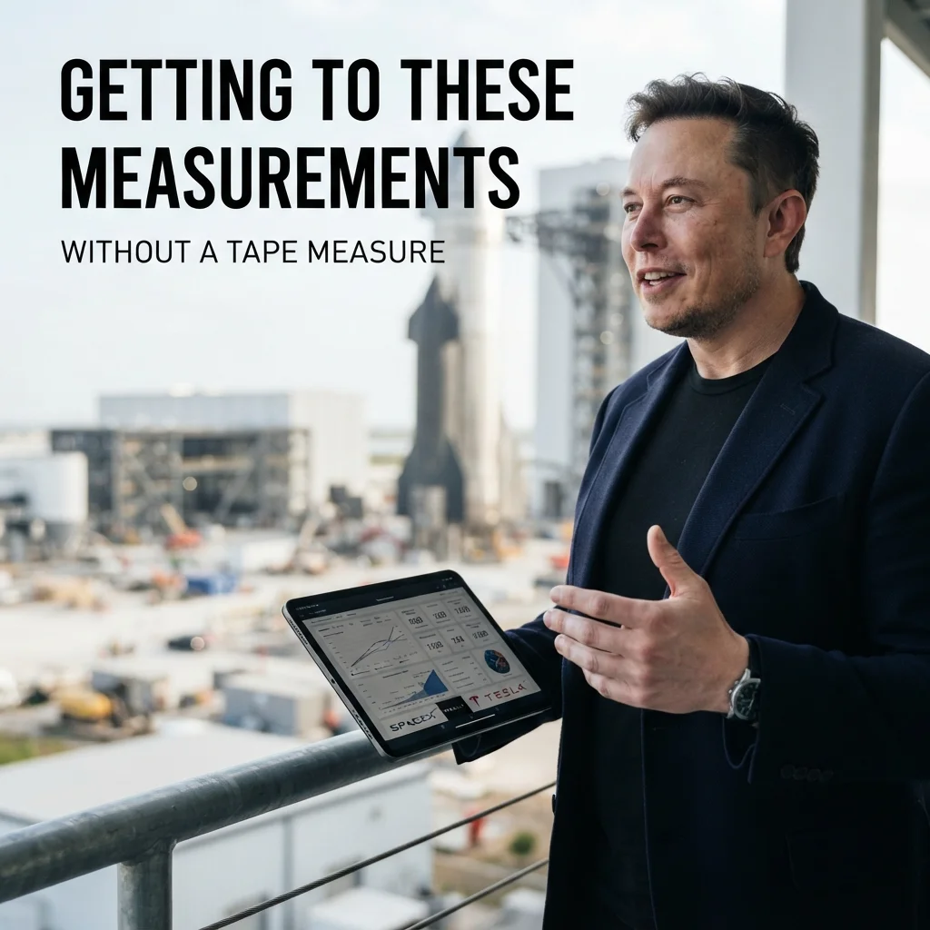 Visualizing Elon Musk’s reported height using everyday objects and simple measurements without a tape measure