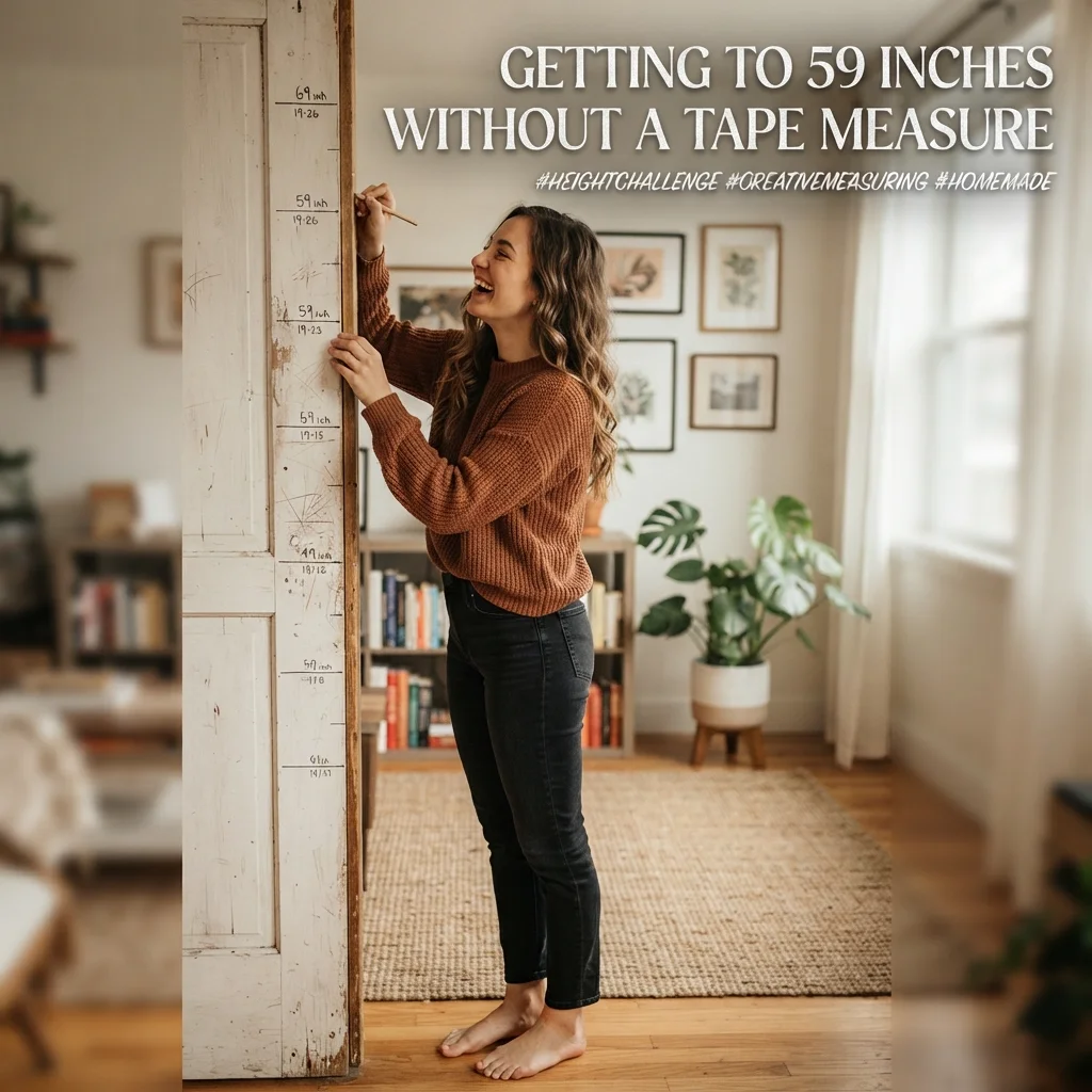Everyday ways to estimate 59 inches without a tape measure using familiar objects and household measurements