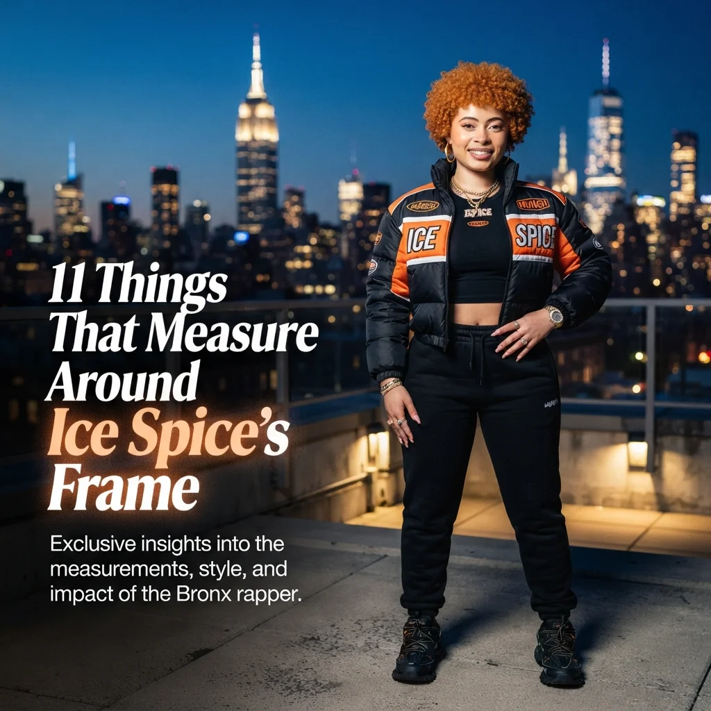 11 things that measure around Ice Spice's frame with everyday height and size comparisons