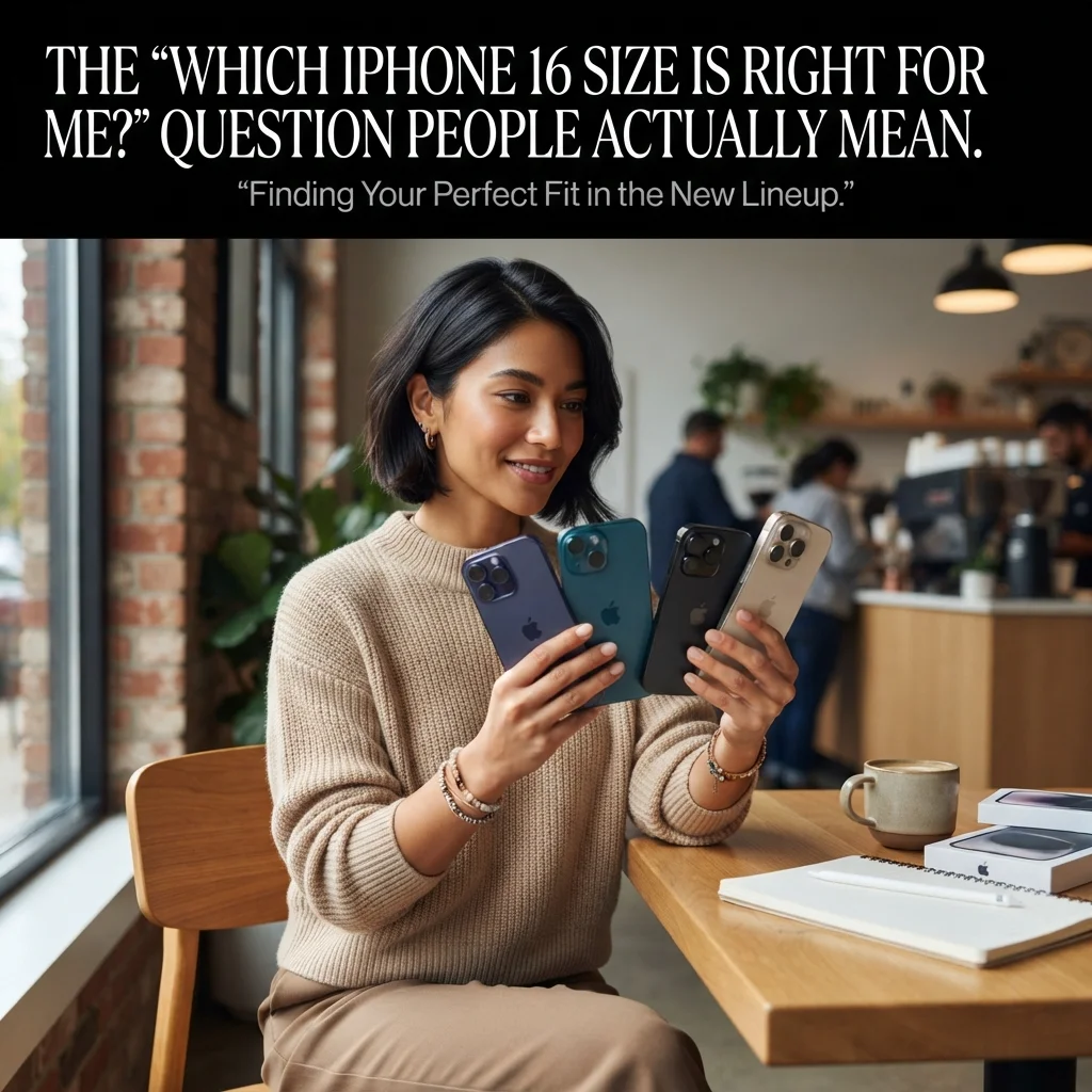 Which iPhone 16 size is right for me with model dimensions, weight, and size comparisons