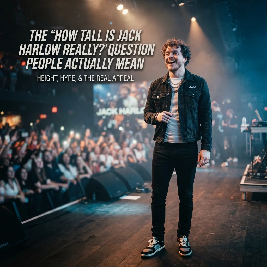 How tall is Jack Harlow really, with reported height and everyday size comparisons