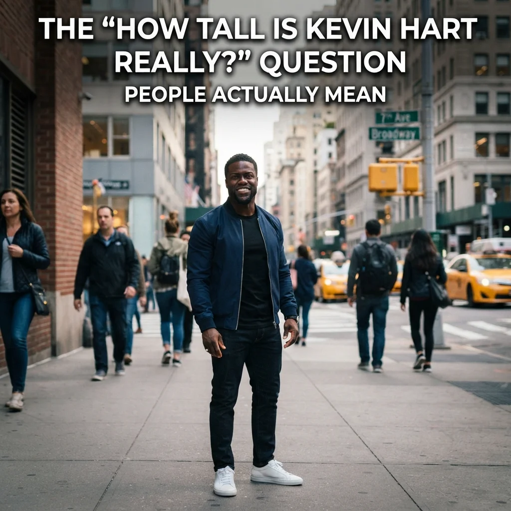 How tall is Kevin Hart really with reported height and simple height comparisons