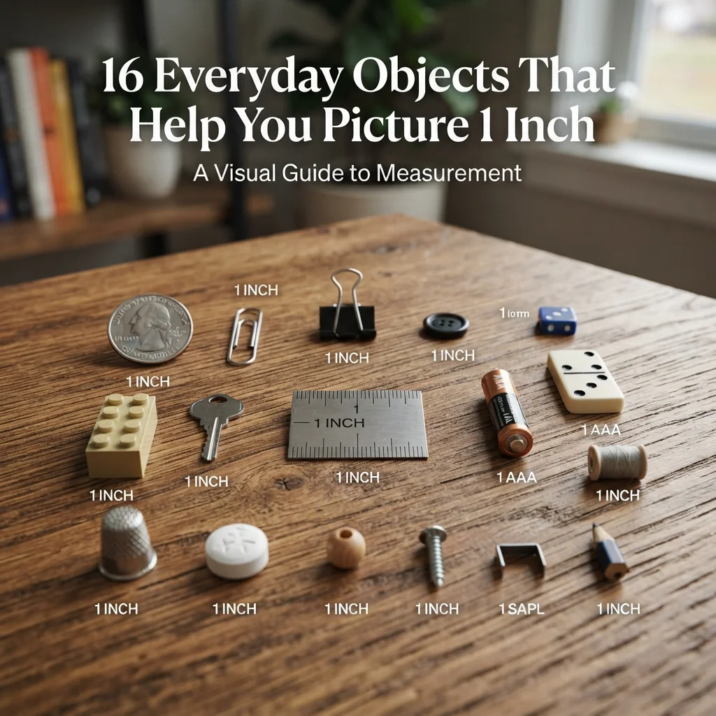 16 everyday objects that help you visualize what 1 inch looks like in real life
