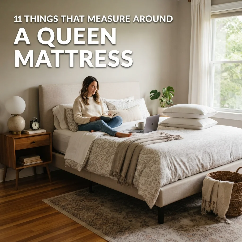11 things that measure around a queen mattress with everyday size and dimension comparisons