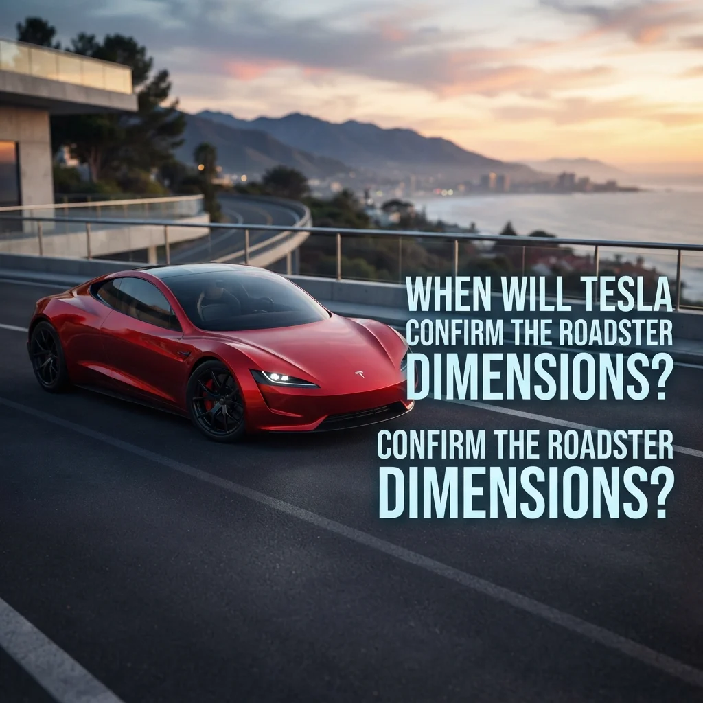 Tesla Roadster 2026 dimensions awaiting official confirmation from Tesla