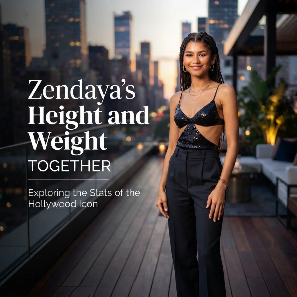 Zendaya height and estimated weight shown together with reported measurements and size comparisons