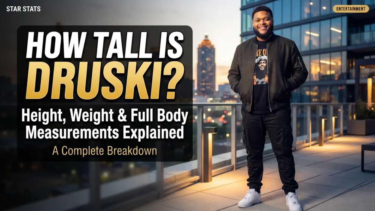 How tall is Druski with his reported height, weight, and full body measurements explained