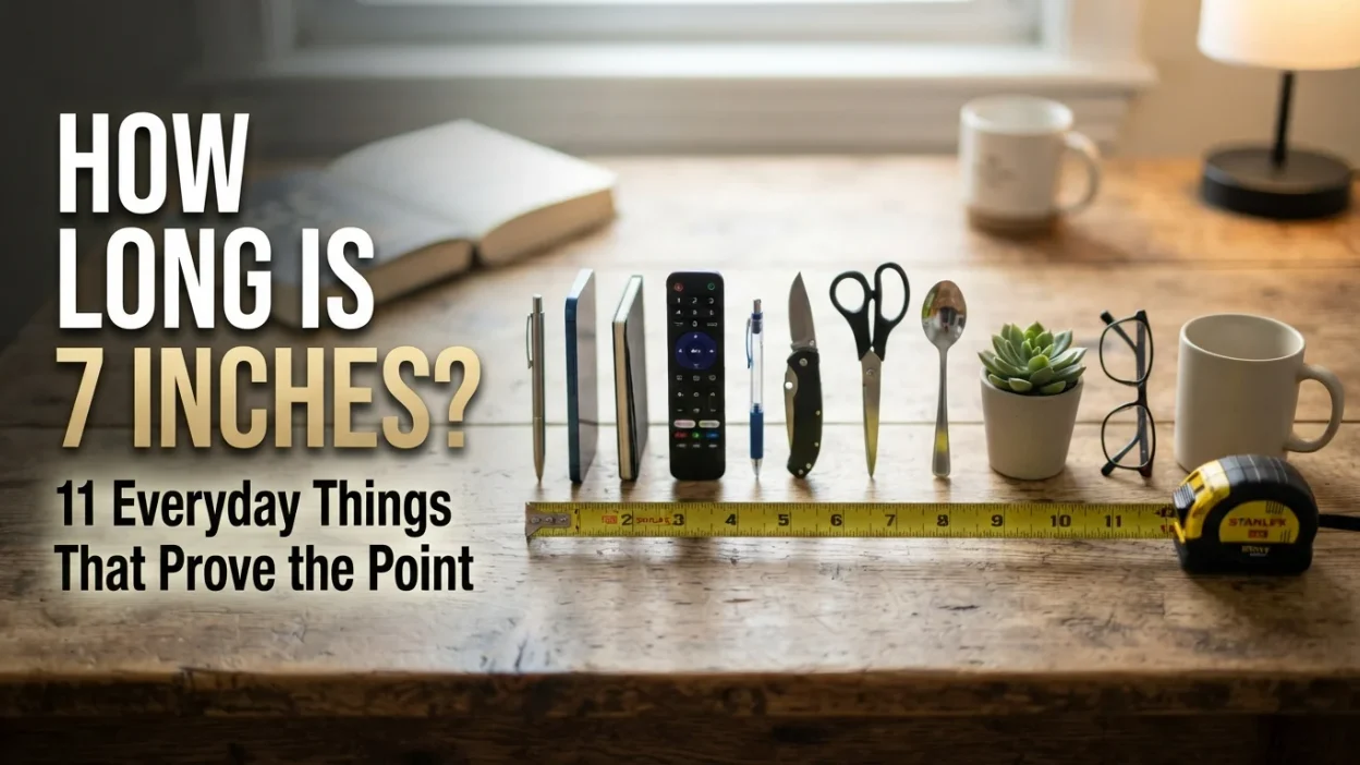 How long is 7 inches? 11 everyday objects that help visualize a 7-inch measurement