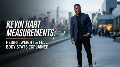 Kevin Hart measurements including reported height, weight, and full body stats