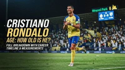 Cristiano Ronaldo age in 2026 with career timeline, height, and measurement details