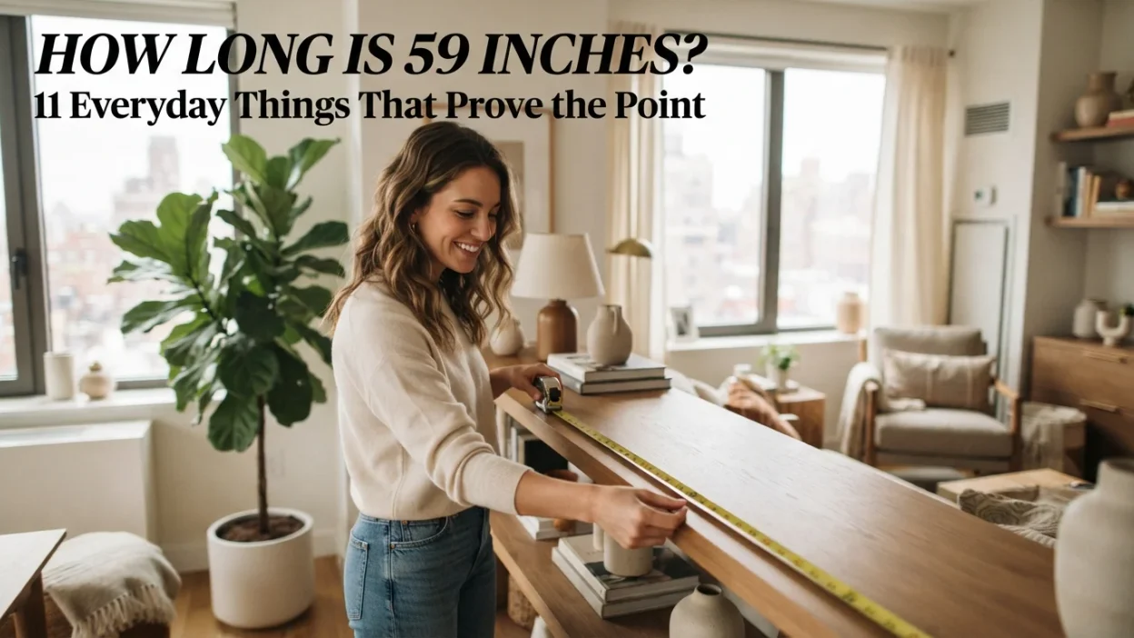 11 everyday objects that measure around 59 inches to help visualize 4 feet 11 inches in real life