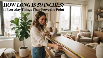 11 everyday objects that measure around 59 inches to help visualize 4 feet 11 inches in real life