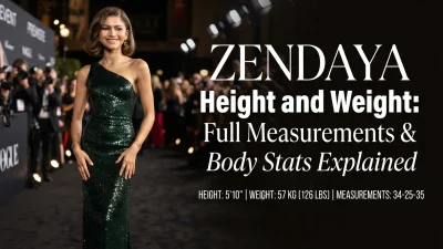Zendaya height and weight with reported measurements and body stats for size comparison